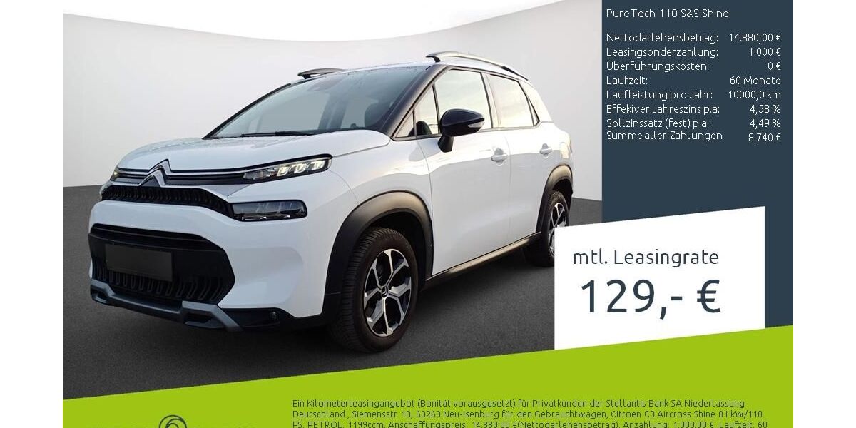 Citroen C3 Aircross 19.786 km 15.194 &euro; Borken 46325