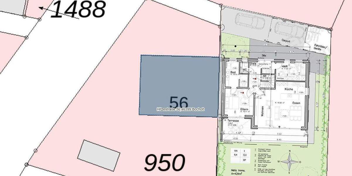 Einfamilienhaus Bocholt Feldmark - 4 Zimmer, 140 m&sup2;, 593.000&euro; | Angebot:25741112