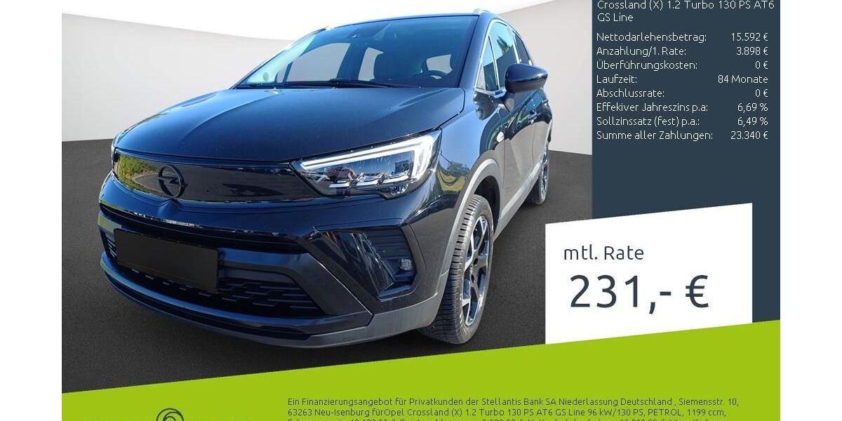 Opel Crossland (X) 20.497 km 19.360 &euro; Bocholt 46395