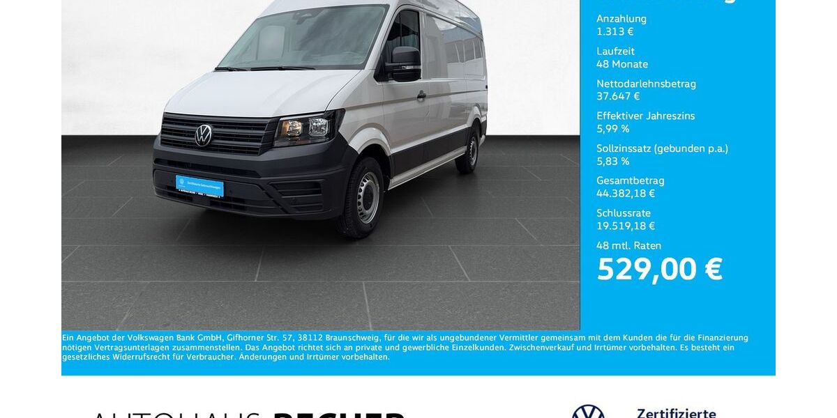 VW Crafter 16.987 km 38.960 &euro; Wesel 46485