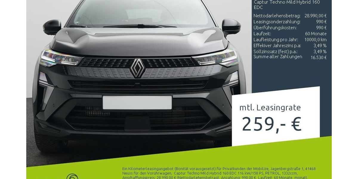 Renault Captur 2.500 km 25.290 &euro; Borken 46325