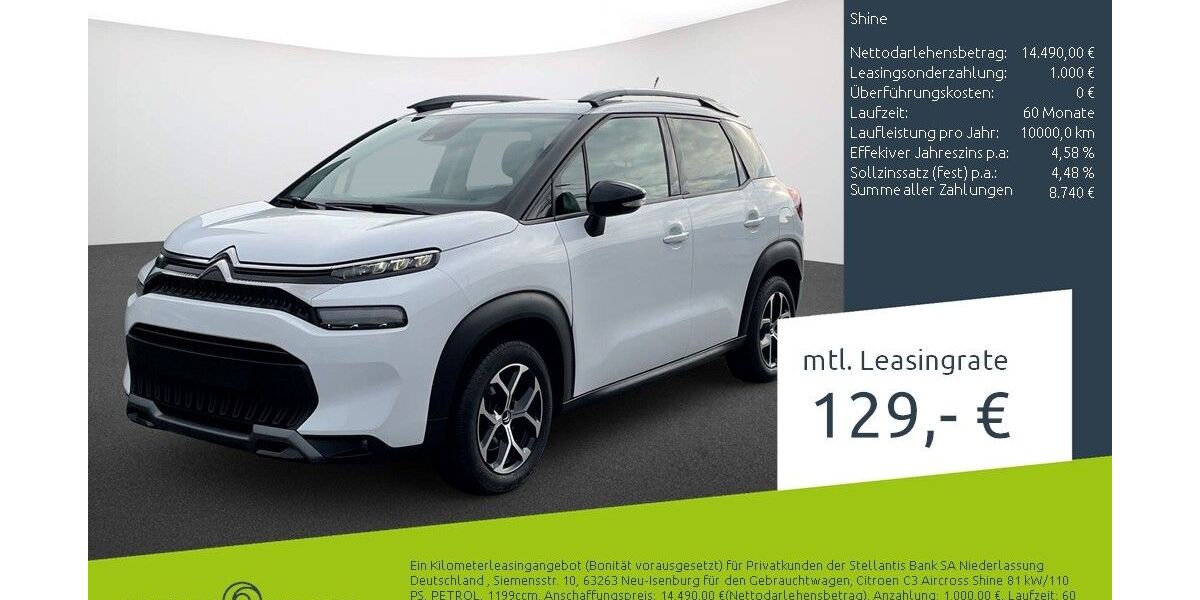 Citroen C3 Aircross 23.331 km 13.777 &euro; Bocholt 46395