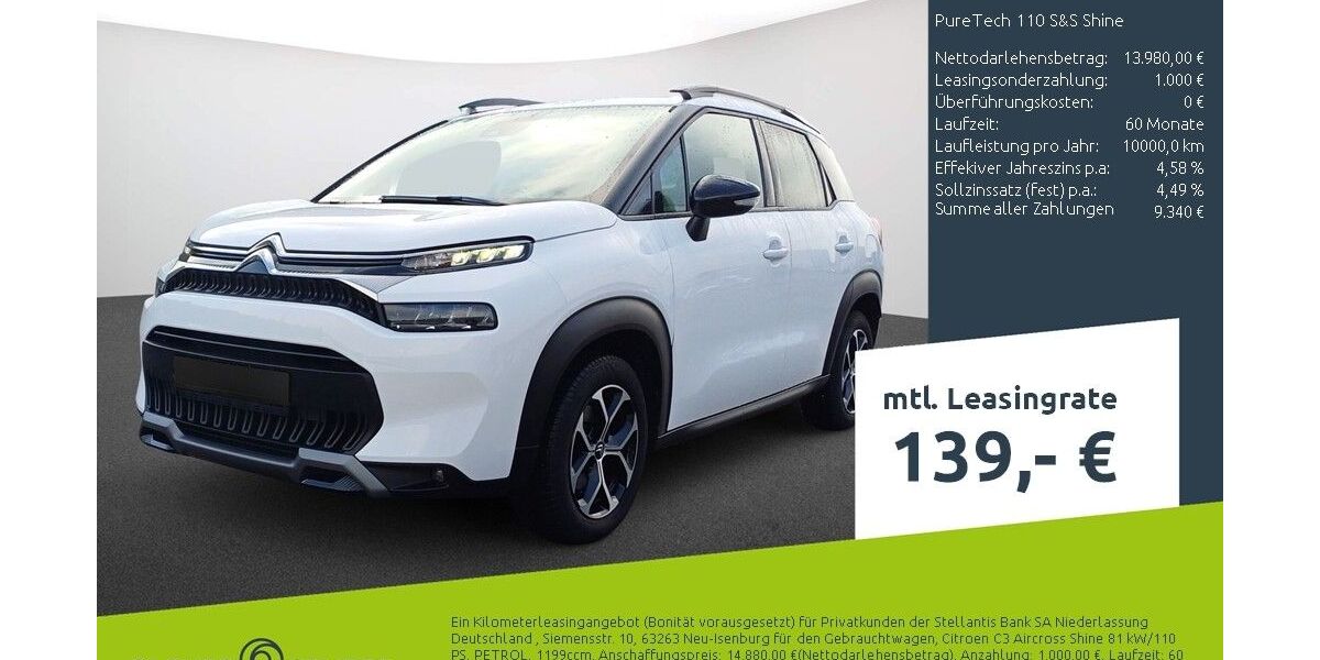 Citroen C3 Aircross 23.009 km 12.889 &euro; Borken 46325