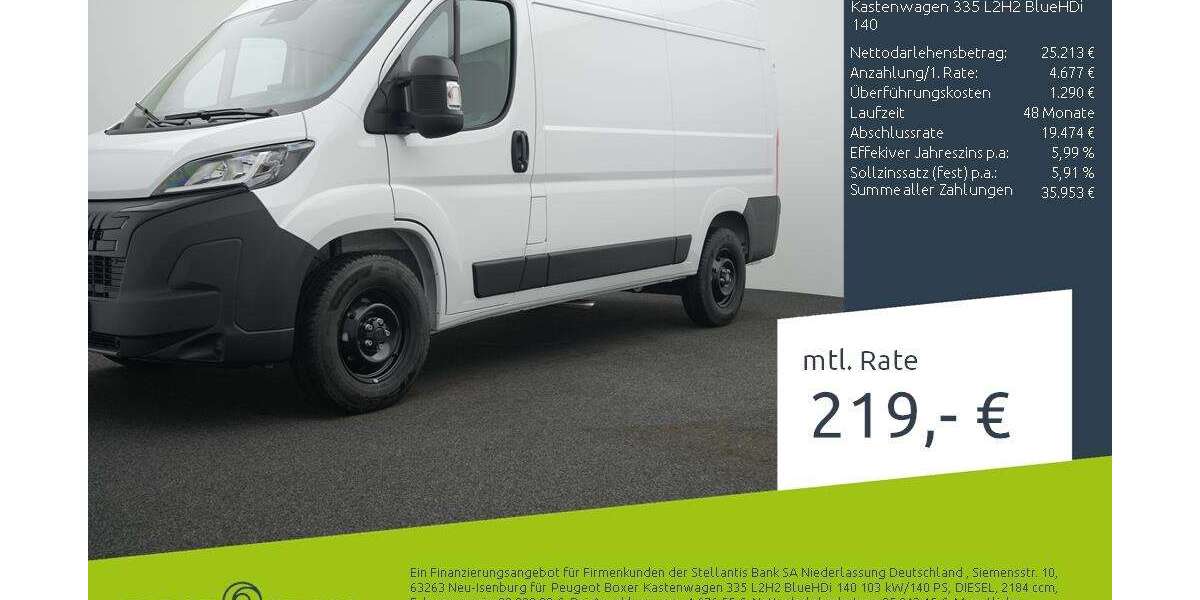 Peugeot Boxer 1.500 km 28.450 &euro; Borken 46325