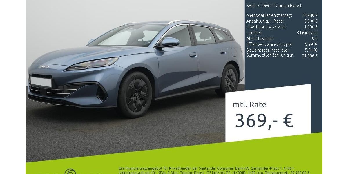 BYD SEAL 6 8.000 km 29.720 &euro; Borken 46325