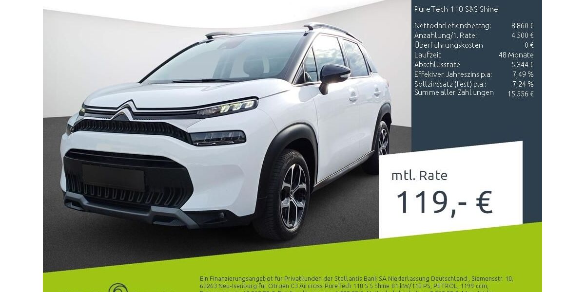 Citroen C3 Aircross 33.833 km 13.498 &euro; Bocholt 46395