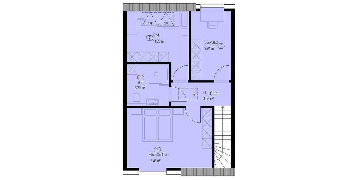 Reihenmittelhaus Borken Weseke - 4 Zimmer, 101 m&sup2;, 396.900&euro; | Angebot:25707867