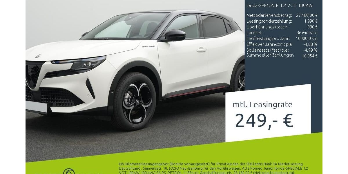 Alfa Romeo Junior 16.900 km 25.780 &euro; Borken 46325