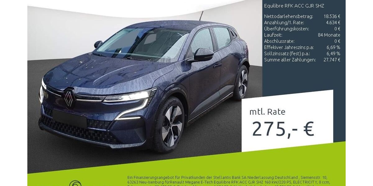 Renault Megane 34.180 km 23.170 &euro; Borken 46325