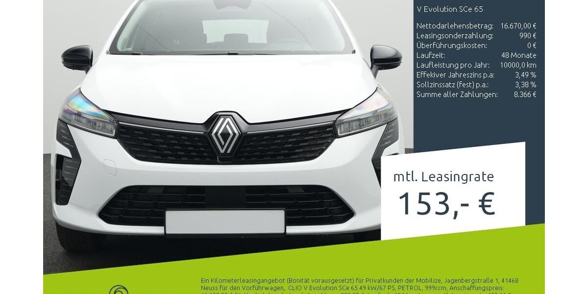 Renault Clio 5.816 km 15.280 &euro; Borken 46325