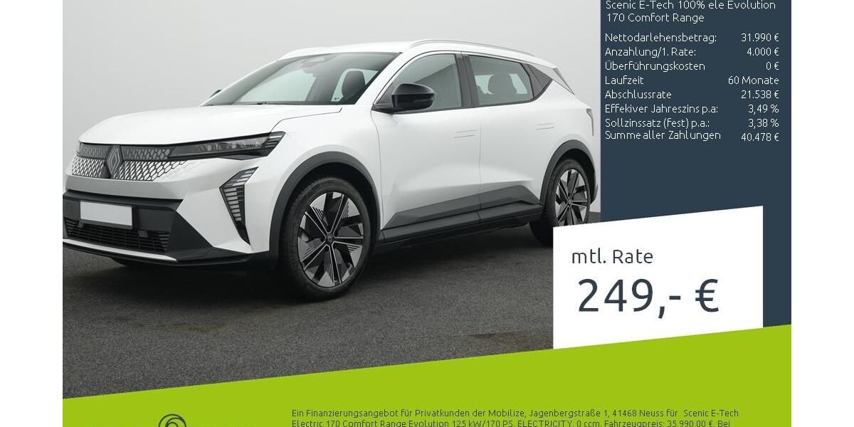 Renault Scenic 1.500 km 35.976 &euro; Borken 46325