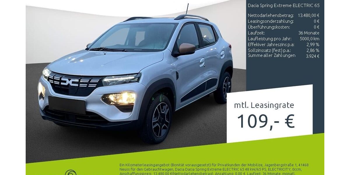 Dacia Spring 10.116 km 12.999 &euro; Borken 46325