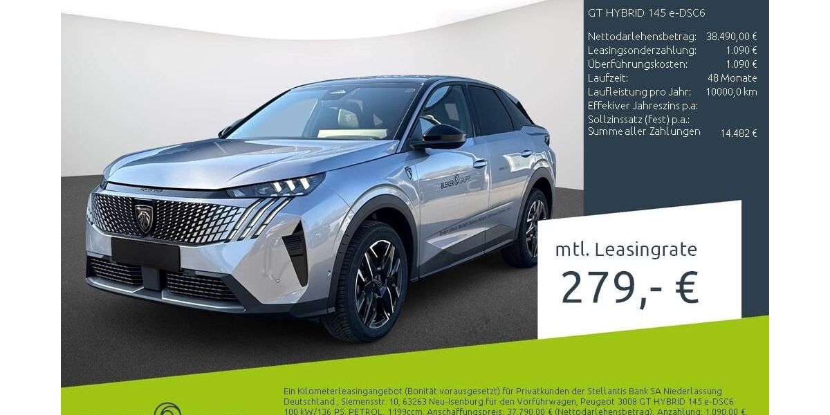 Peugeot 3008 1.500 km 38.490 &euro; Bocholt 46395