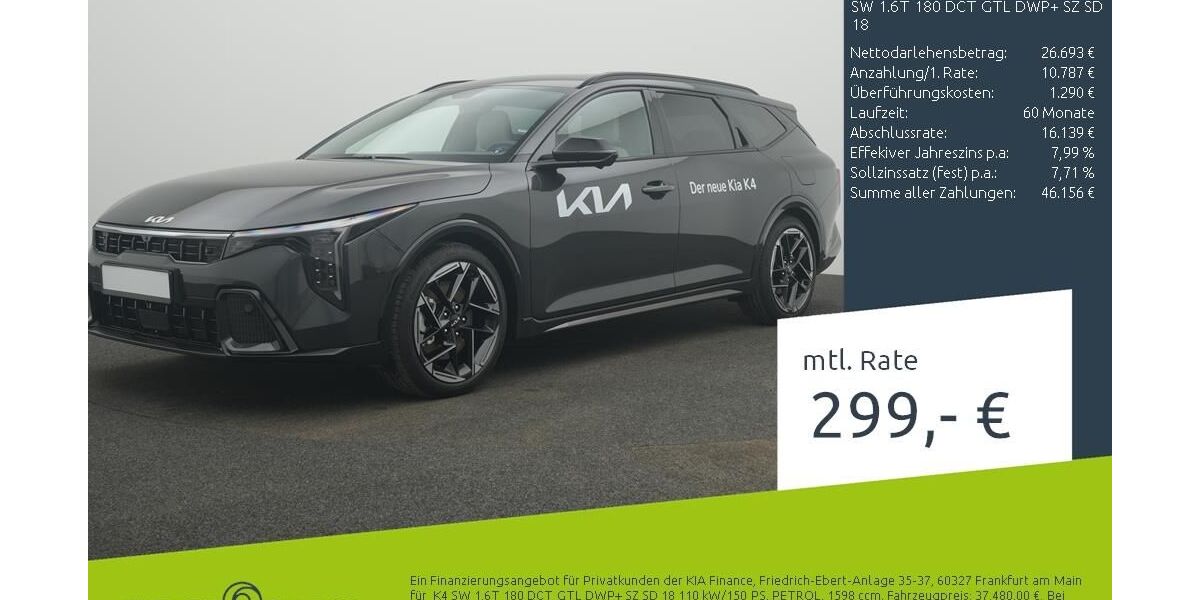Kia K4 3.900 km 36.980 &euro; Borken 46325
