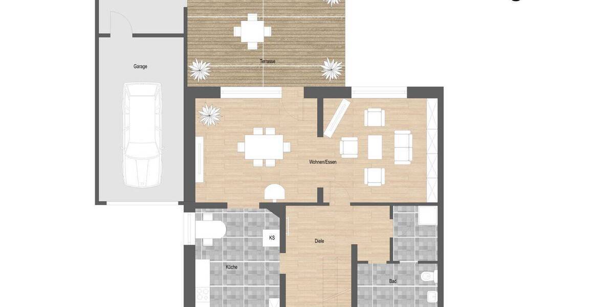 Doppelhaushälfte Heiden - 7 Zimmer, 178 m&sup2;, 449.000&euro; | Angebot:26017635