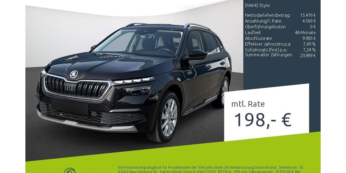 Skoda Kamiq 36.700 km 19.970 &euro; Bocholt 46395