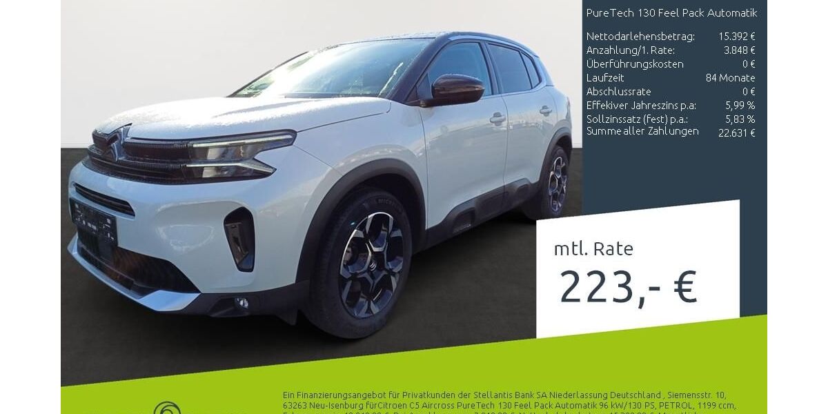 Citroen C5 Aircross 10.212 km 18.789 &euro; Borken 46325