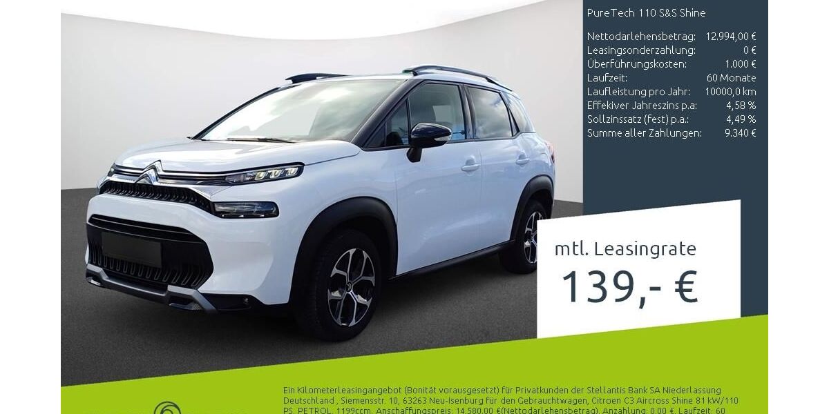 Citroen C3 Aircross 24.760 km 12.390 &euro; Borken 46325
