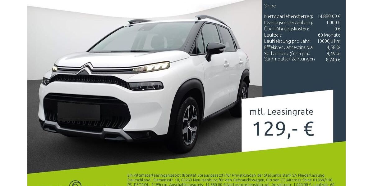 Citroen C3 Aircross 13.007 km 14.749 &euro; Borken 46325
