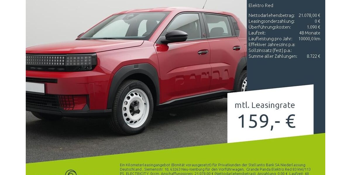 Fiat Grande Panda 2.500 km 19.989 &euro; Borken 46325
