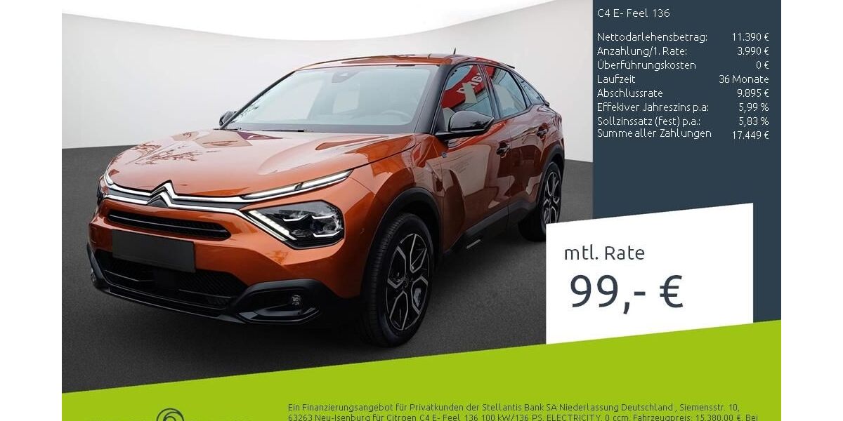 Citroen C4 39.000 km 16.860 &euro; Borken 46325