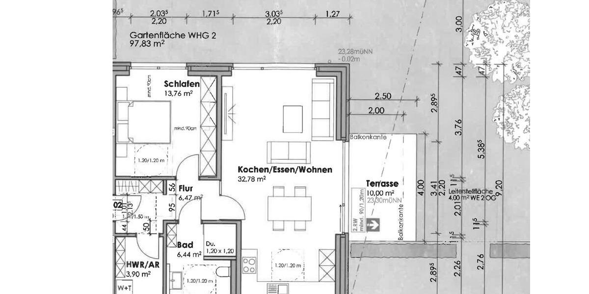 Erdgeschoßwohnung Bocholt - 2 Zimmer, 65 m&sup2;, 990&euro; | Angebot:23473939