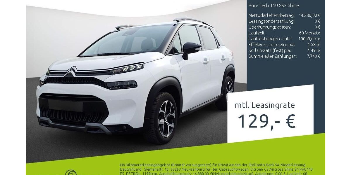 Citroen C3 Aircross 17.561 km 12.979 &euro; Bocholt 46395