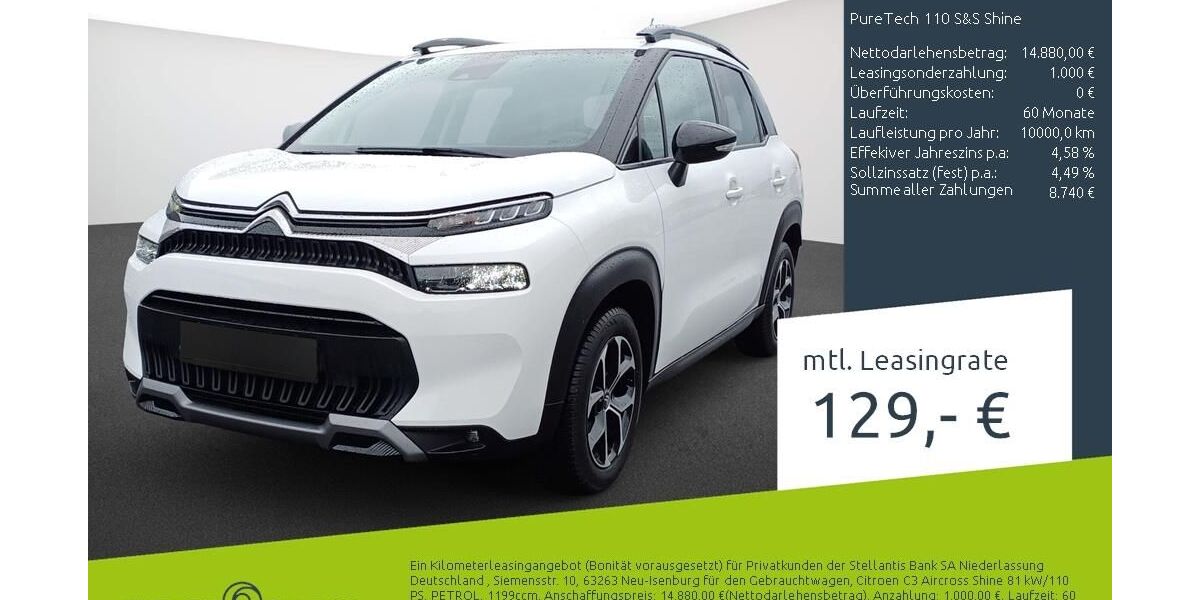 Citroen C3 Aircross 13.072 km 15.630 &euro; Borken 46325