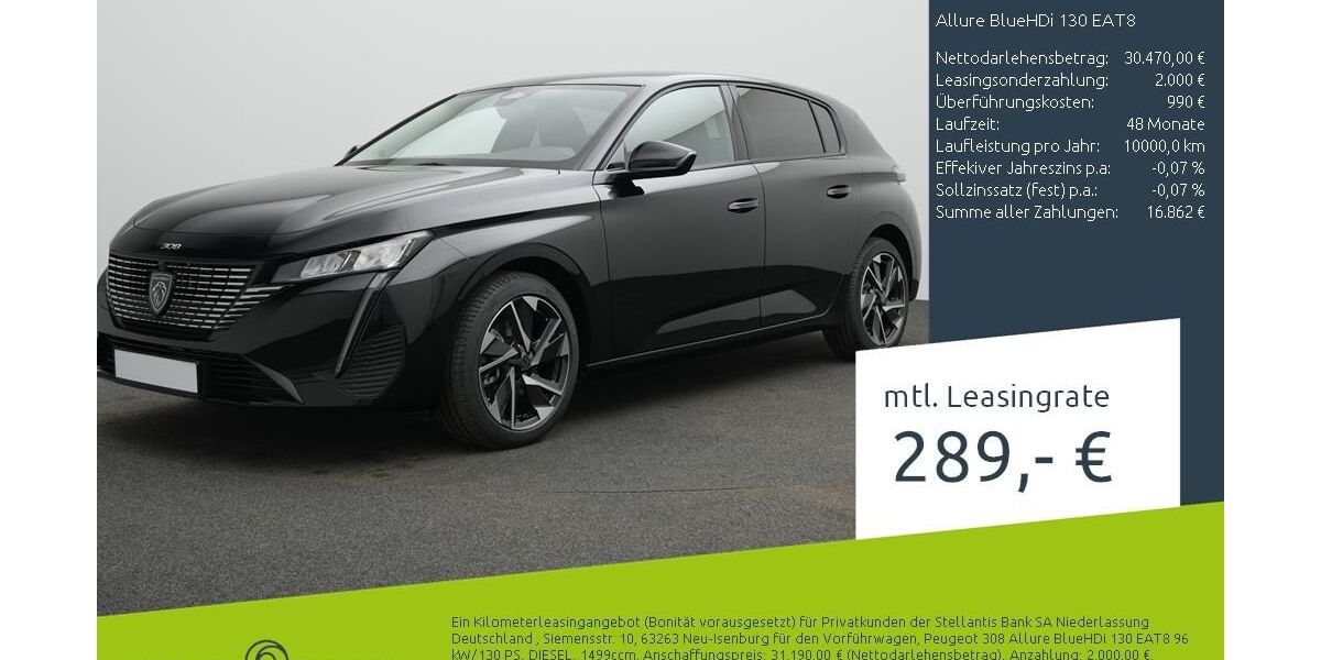 Peugeot 308 11.987 km 26.740 &euro; Bocholt 46395