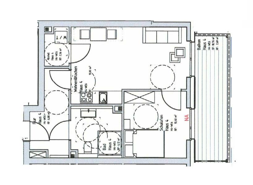 Etagenwohnung Emmerich am Rhein - 2 Zimmer, 50 m&sup2;, 580&euro; | Angebot:26005609