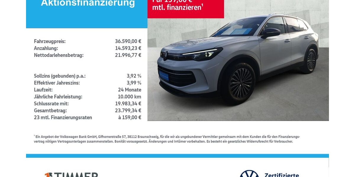 VW Tiguan 21.040 km 36.590 &euro; Borken 46325