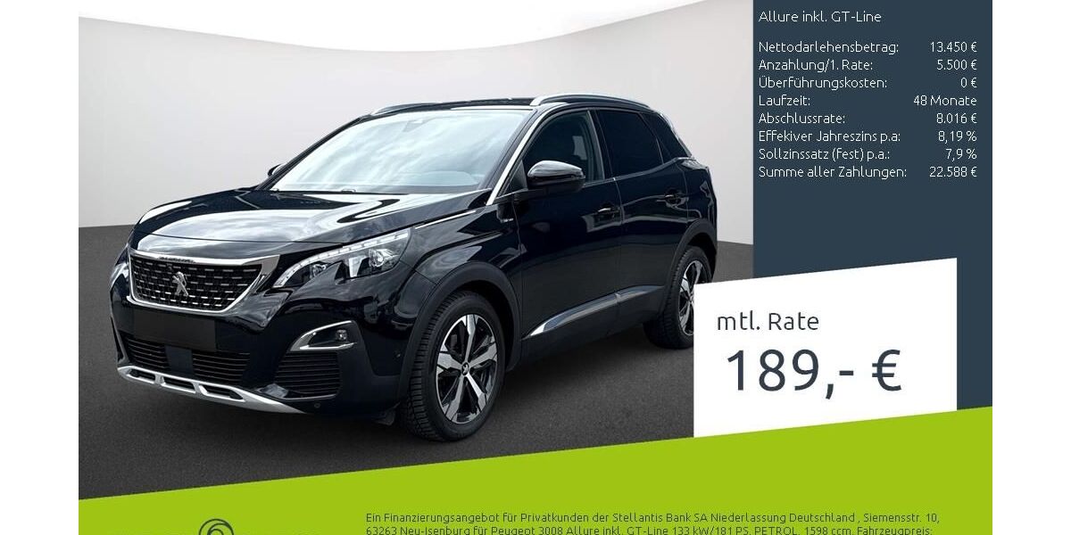 Peugeot 3008 36.230 km 18.950 &euro; Bocholt 46395