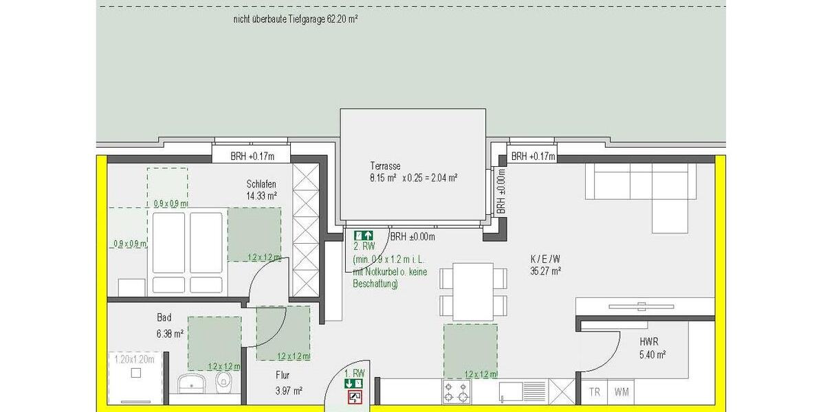 Etagenwohnung Borken - 2 Zimmer, 69 m&sup2;, 902&euro; | Angebot:25974851