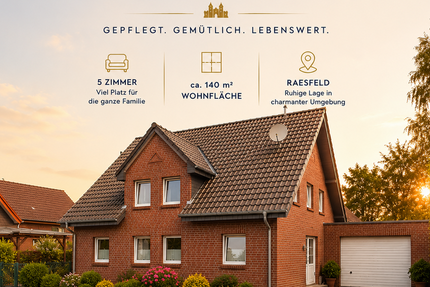 Haus Raesfeld - 5 Zimmer, 144 m&sup2;, 1.200&euro; | Angebot:26631482