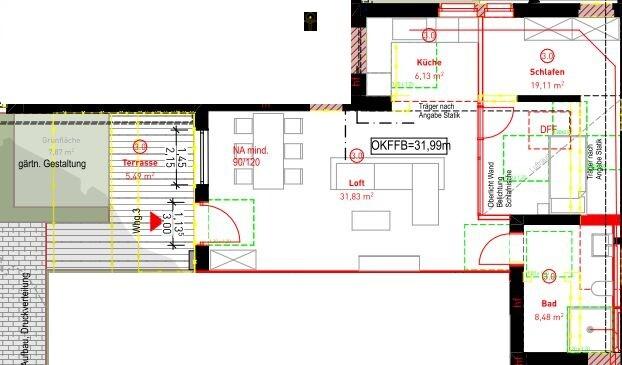 Erdgeschoßwohnung Rhede - 2 Zimmer, 71 m&sup2;, 923&euro; | Angebot:23672535