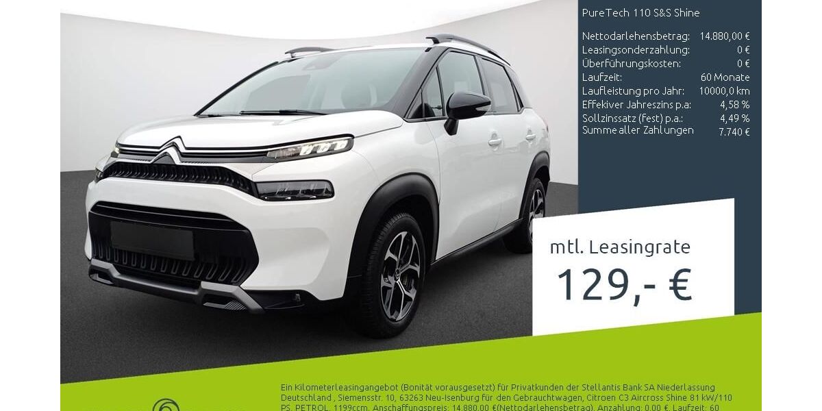 Citroen C3 Aircross 18.853 km 15.239 &euro; Borken 46325