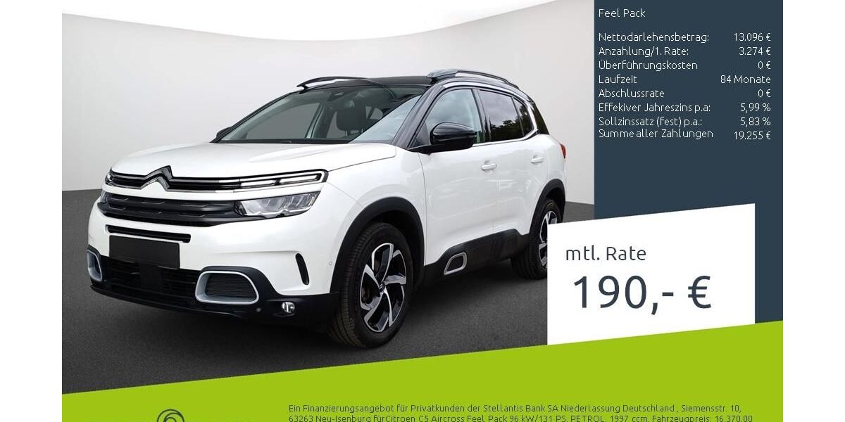 Citroen C5 Aircross 34.483 km 16.370 &euro; Borken 46325