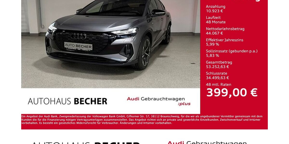 Audi Q4 e-tron 29.443 km 54.990 &euro; Wesel 46485
