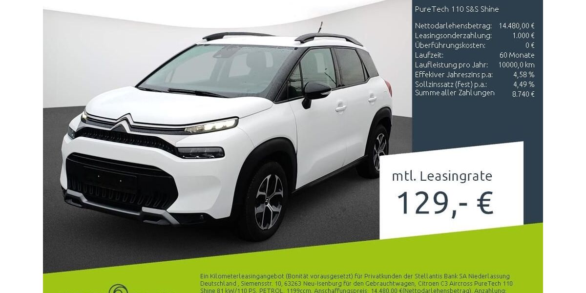 Citroen C3 Aircross 20.399 km 14.749 &euro; Borken 46325