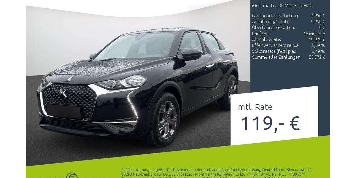 DS Automobiles DS 3 Crossback 39.921 km 14.940 &euro; Borken 46325
