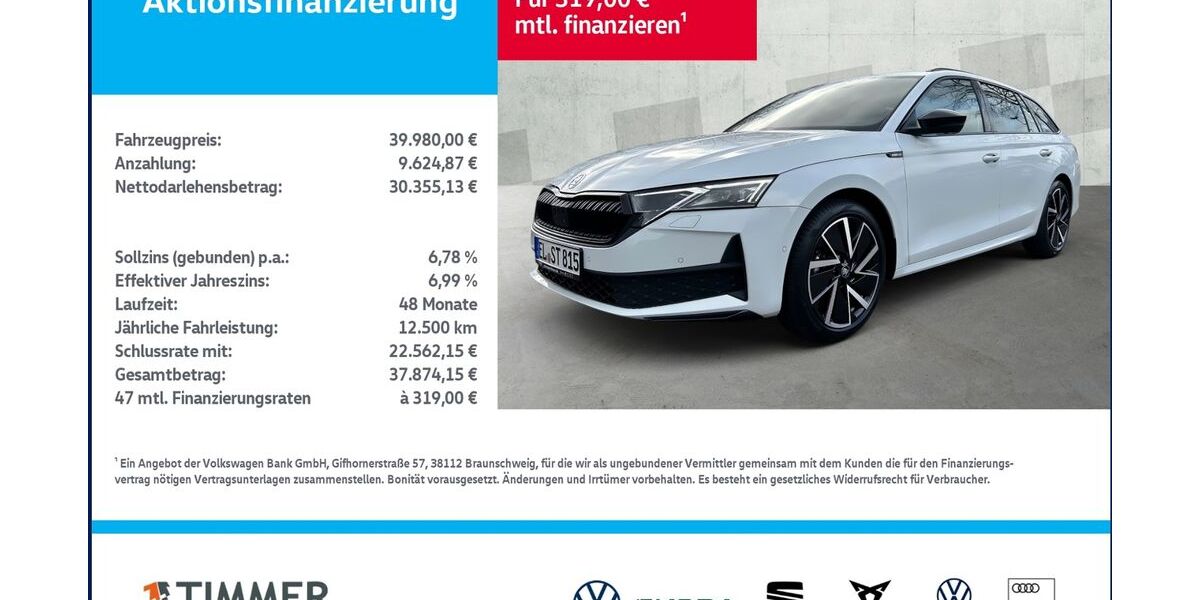 Skoda Octavia 32.999 km 39.980 &euro; Borken 46325