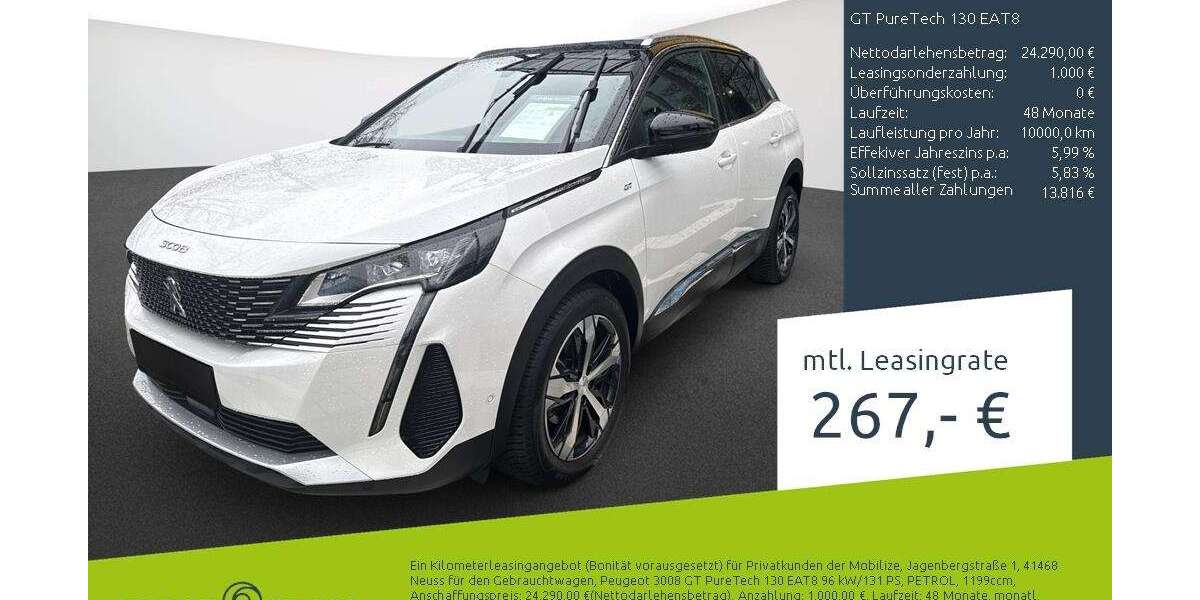 Peugeot 3008 25.790 km 24.249 &euro; Borken 46325