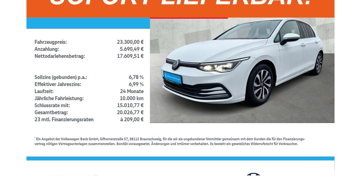 VW Golf 40.516 km 22.440 &euro; Borken 46325