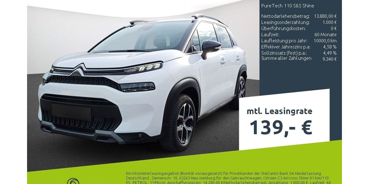 Citroen C3 Aircross 33.833 km 13.498 &euro; Bocholt 46395