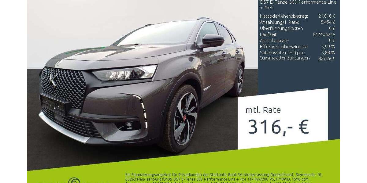 DS Automobiles DS 7 Crossback 11.977 km 27.270 &euro; Borken 46325