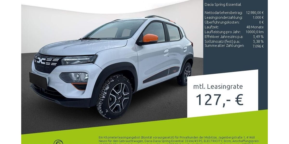 Dacia Spring 21.817 km 13.222 &euro; Borken 46325