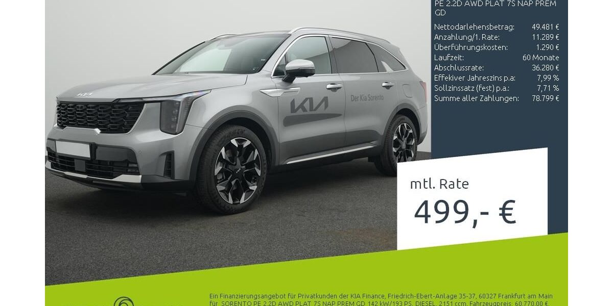 Kia Sorento 9.900 km 60.470 &euro; Borken 46325