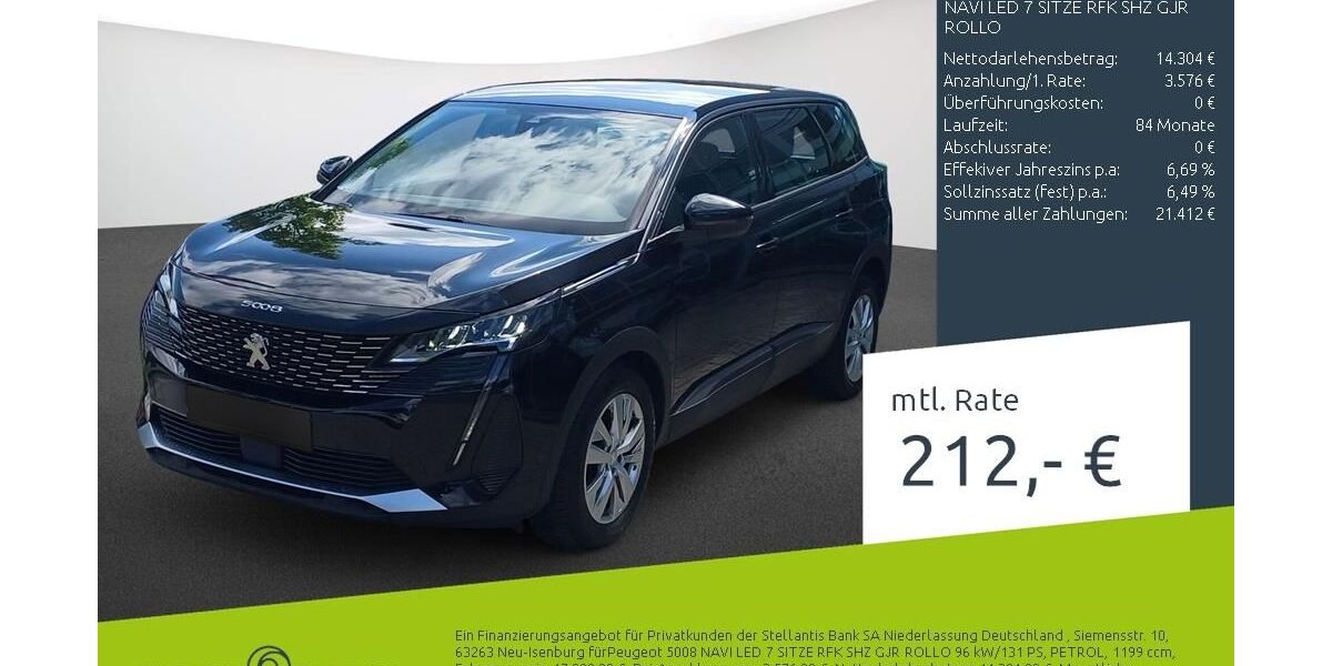 Peugeot 5008 72.695 km 17.940 &euro; Borken 46325