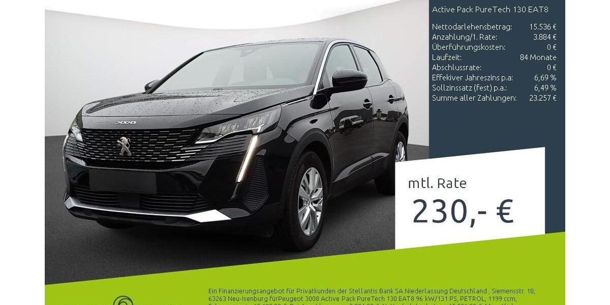 Peugeot 3008 17.252 km 19.420 &euro; Borken 46325
