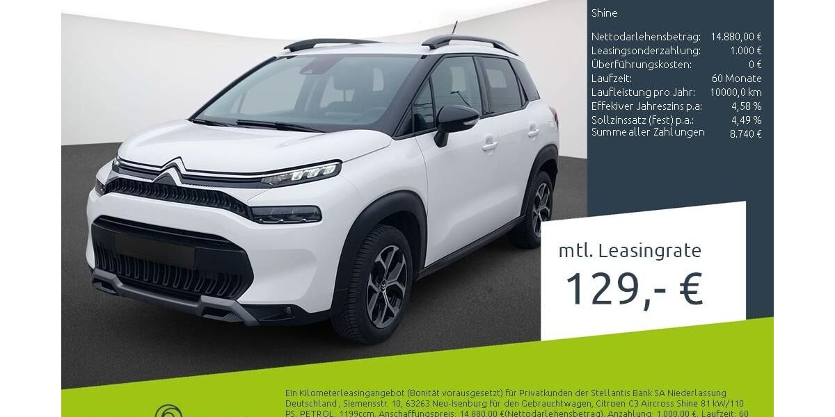 Citroen C3 Aircross 20.525 km 15.094 &euro; Borken 46325